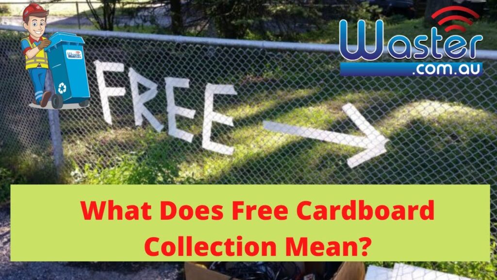what does free cardboard recycling mean