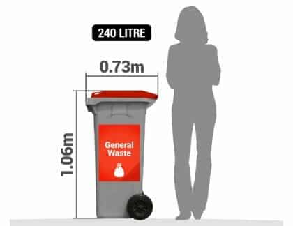 gold coast commercial wheelie bin hire 240 litre