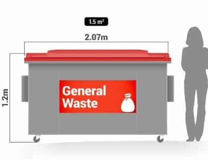 gold coast front lift bin
