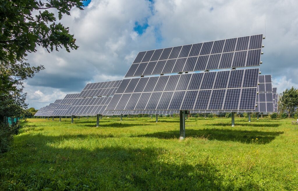 repurposing for resilience: photovoltaic system solar panel