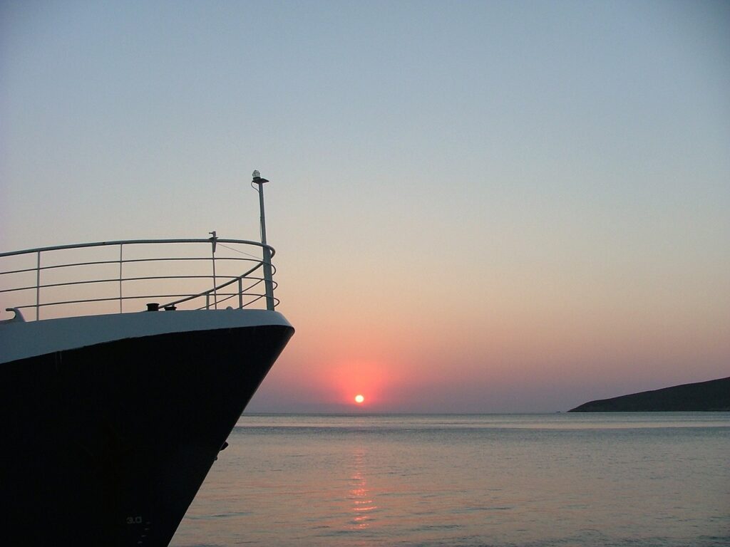 tilos greece news - a boat in tilos