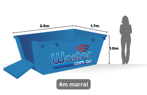 4m marrel skip waster