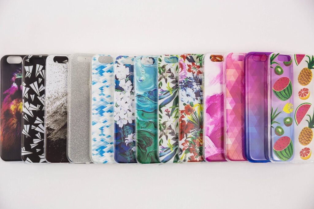 how to recycle phone cases - a variety of phone cases
