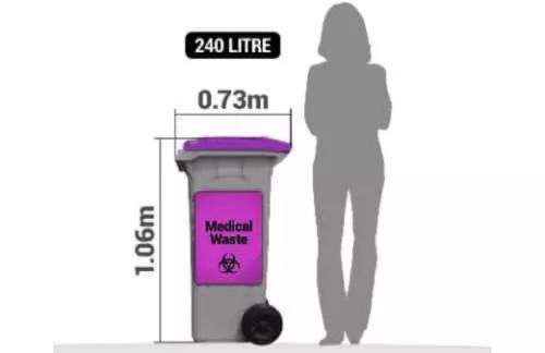 240 litre cytotoxic waste bin service 240 litre cytotoxic waste bin service